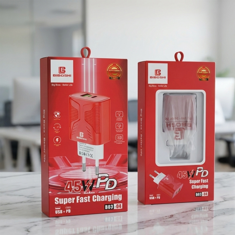 Biboshi 45 watt PD super fast wall charger for phone