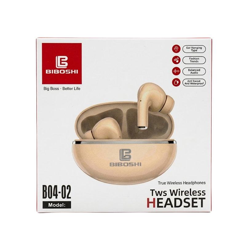 BIBOSHI B04-02 Whale Cavity Stereo True Wireless Headphones