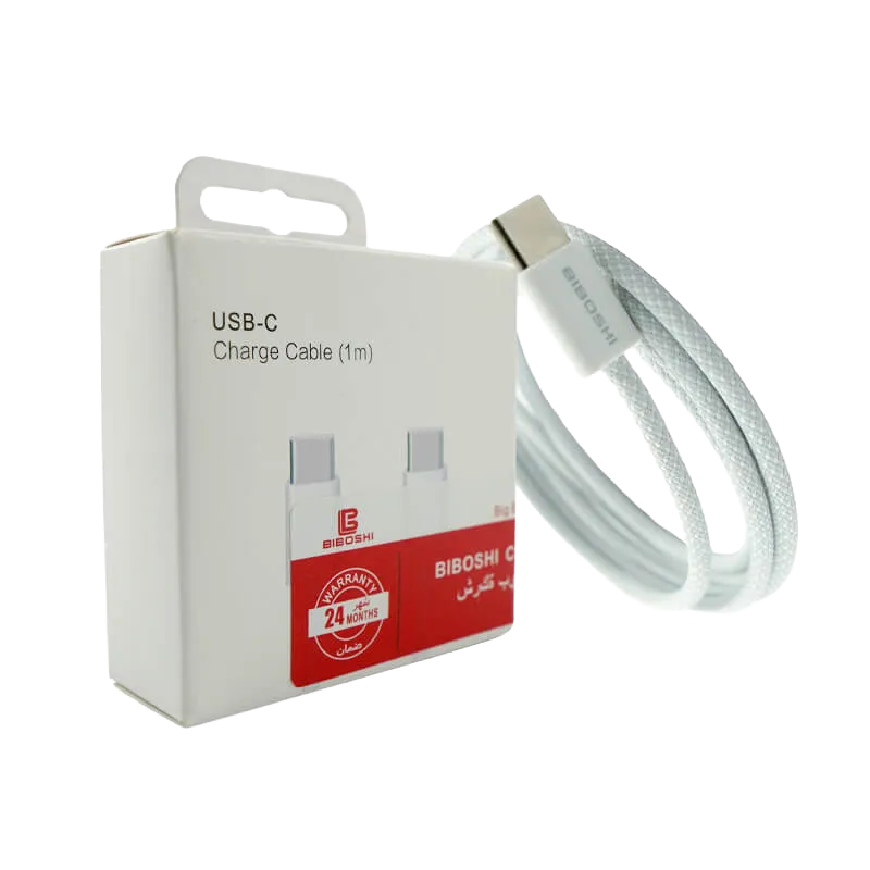 BIBOSHI MBA05CCW 66W Type-C to Type-C Cable