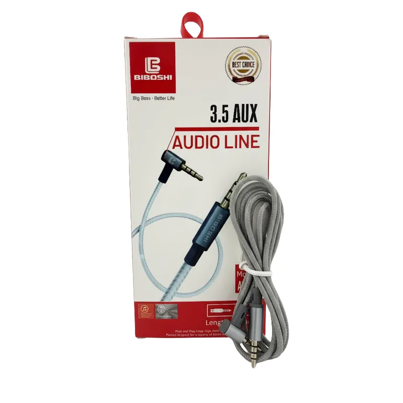 BIBOSHI AU-02 3.5mm braided AUX cable