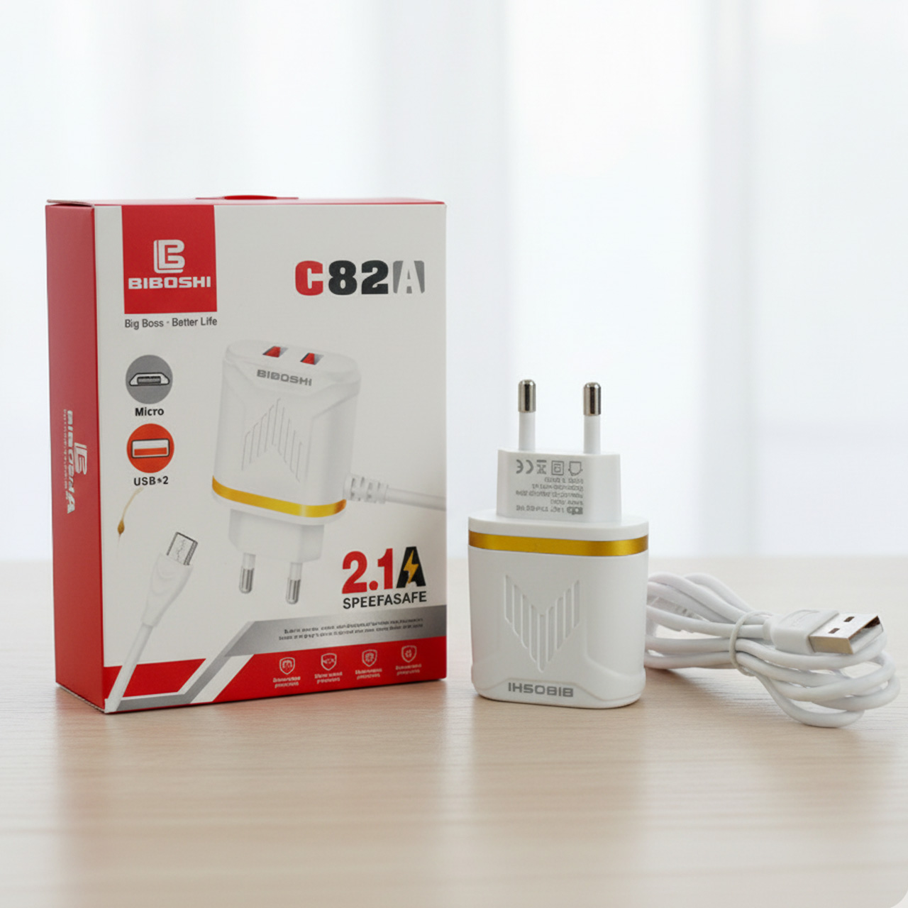BIBOSHI C82A 2.1A Quick Charger